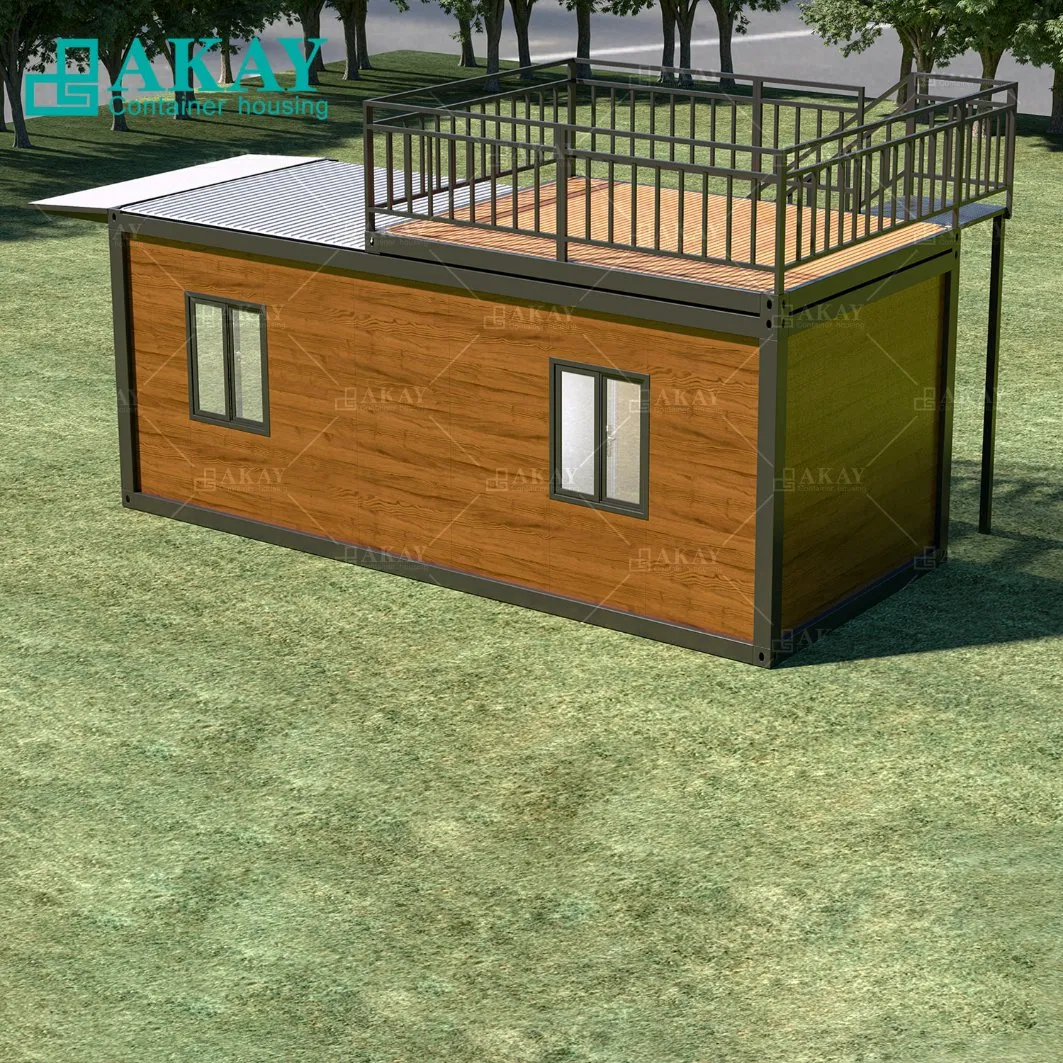 Prefab Modular Portable Flat Pack Unite State Standard Homes Prebuilt Container House Garage Storage Foldable House Prefabricated-Building