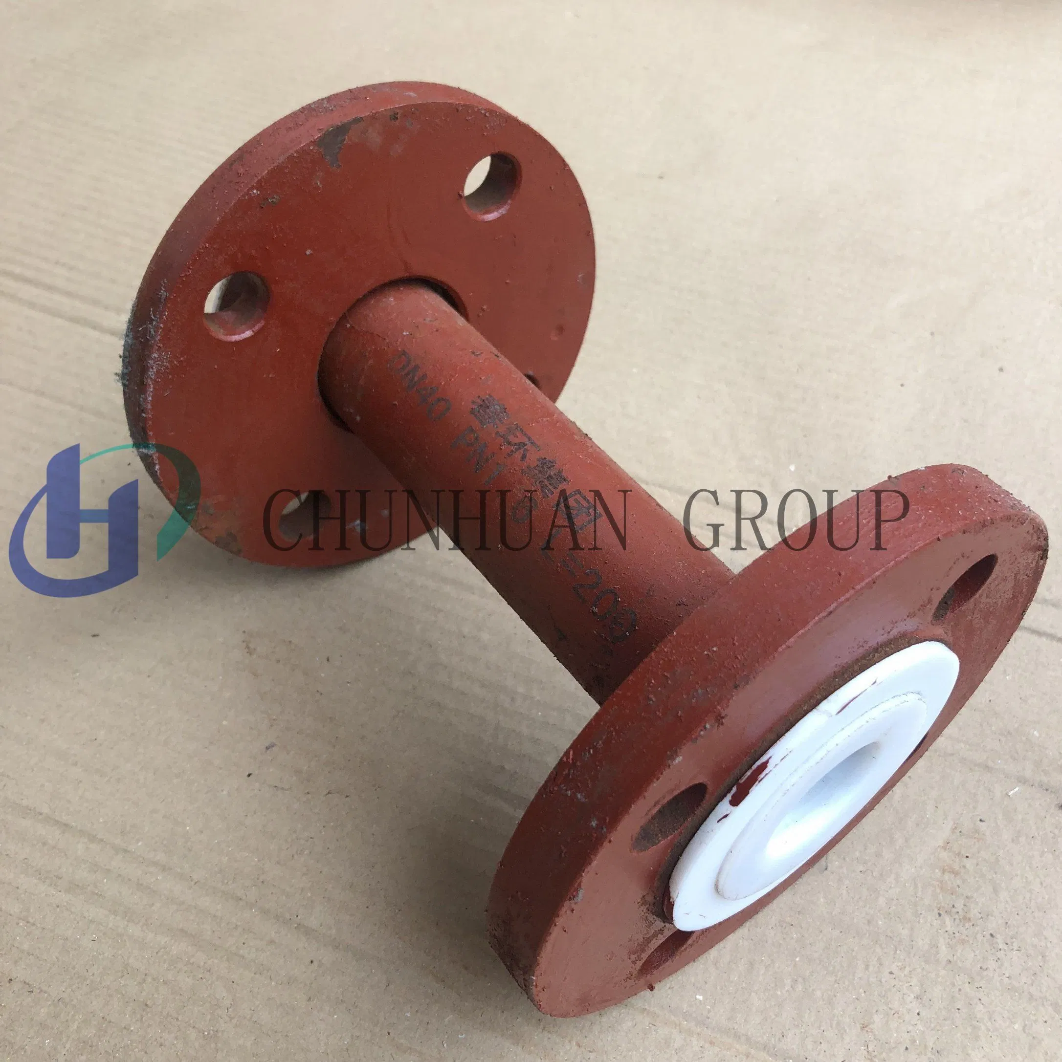 PTFE/PFA Lined Pipe and Fitting Equal Tee for Chemical Industry