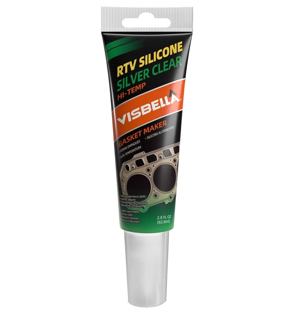 Visbella RTV Silicone Gasket Maker Silver Colors