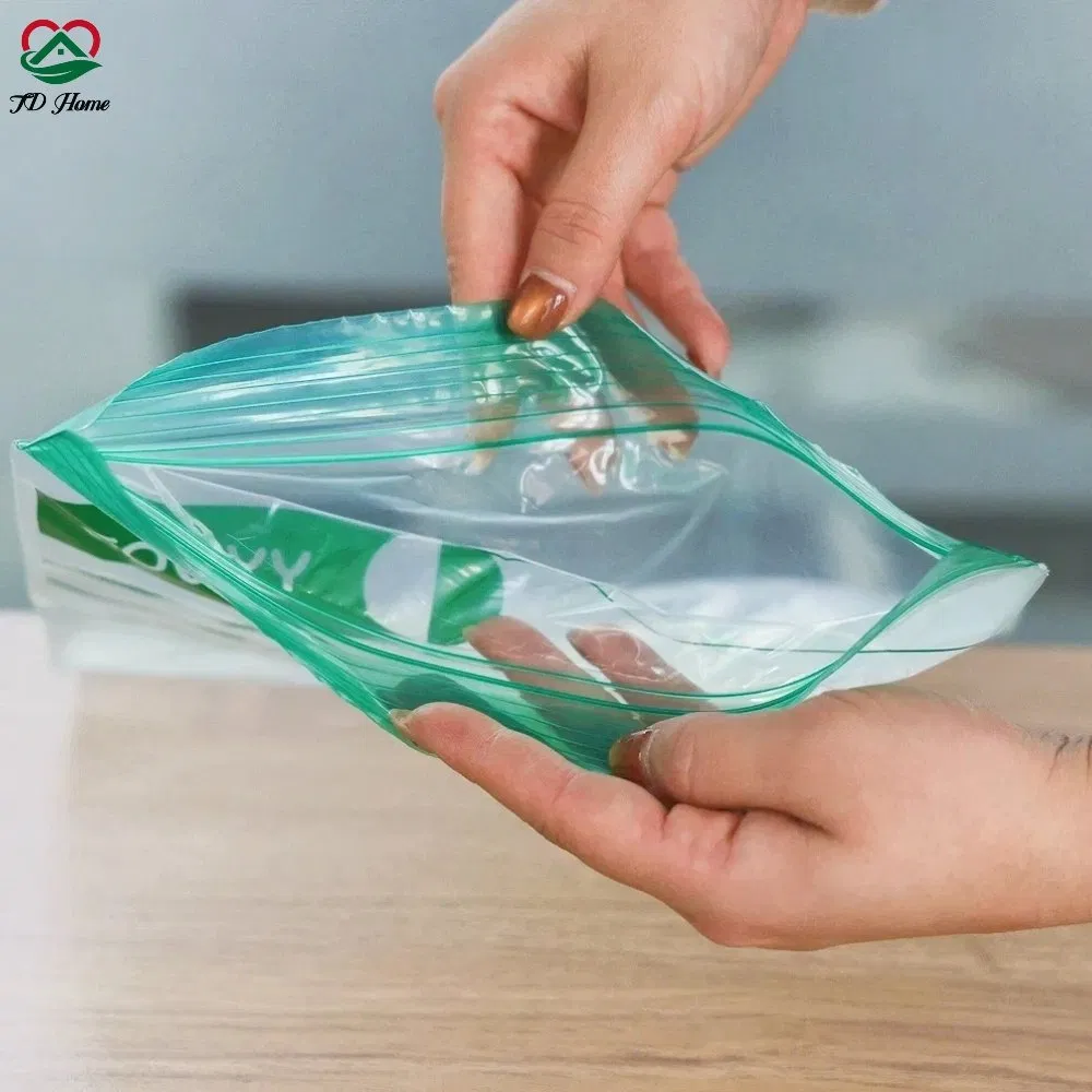 Custom Logo Resealable Transparent Food Packaging Plastic Ziplock Zipper Bags
