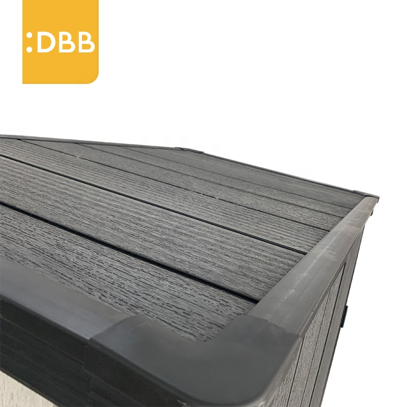 Wholesale Plastic Garden Double Door Small Storage 390 Gallon PVC Coated Outdoor Backyard Tool Box Storage