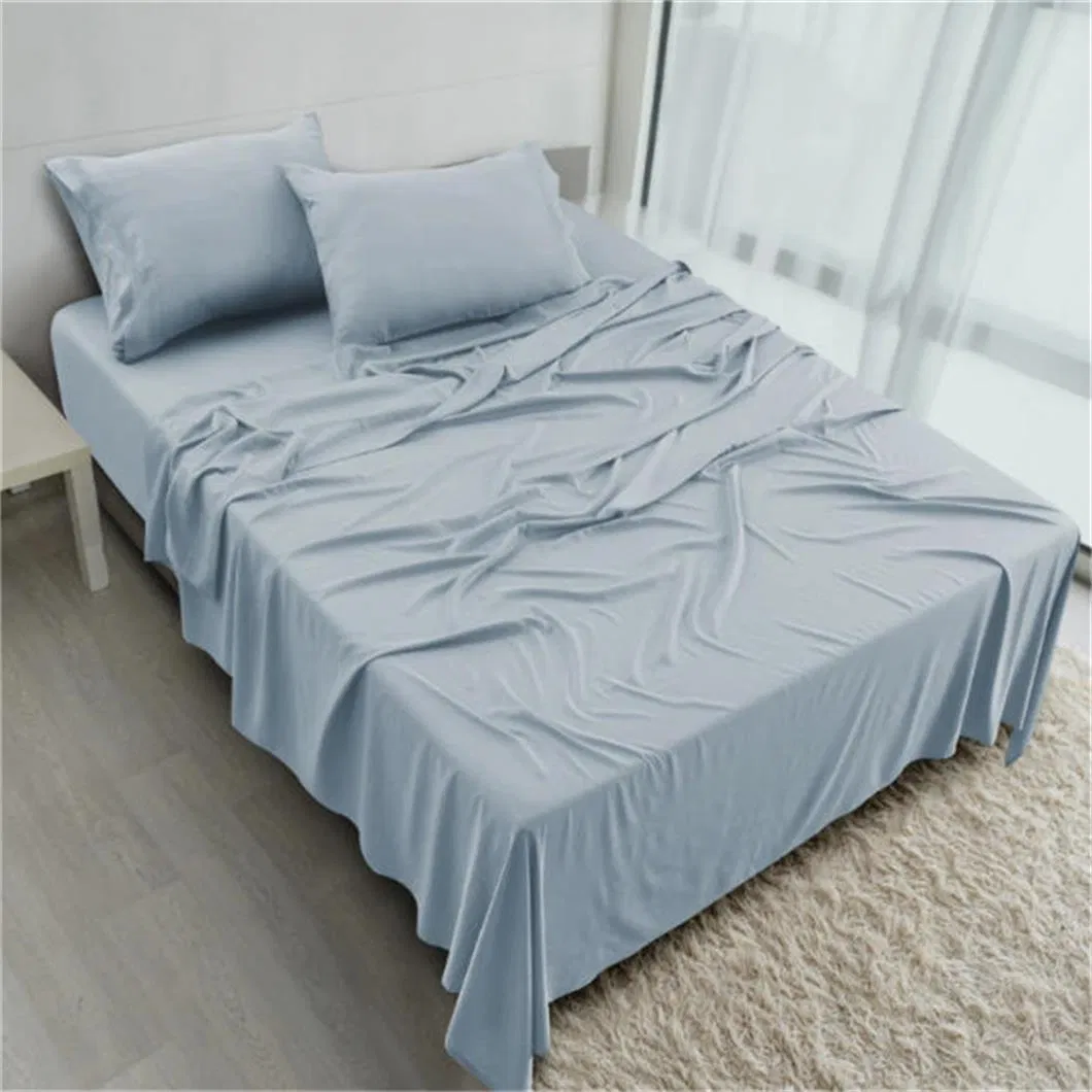 Duvet Cover King Size Cotton White Satin Striped Textured with Zip Hotel Bedding Mattress