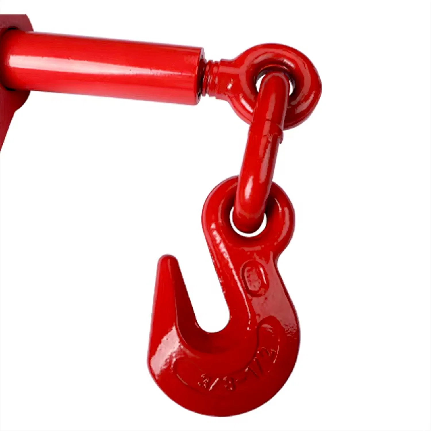 G70 Forged Chain Rigging Grab Hook Red Ratchet Type Load Binder