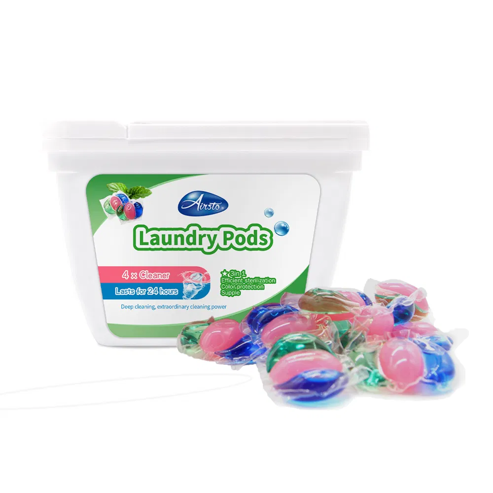 Airsto Household Cleaning Product 3 in 1 Laundry Detergent Pacs 30 Count