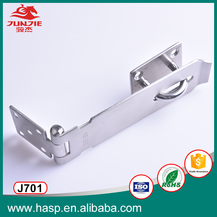 Heavy Duty Concealed Safety Hasp Flexible Link Lock with Hardened Stainless Steel Hasp Staple J701