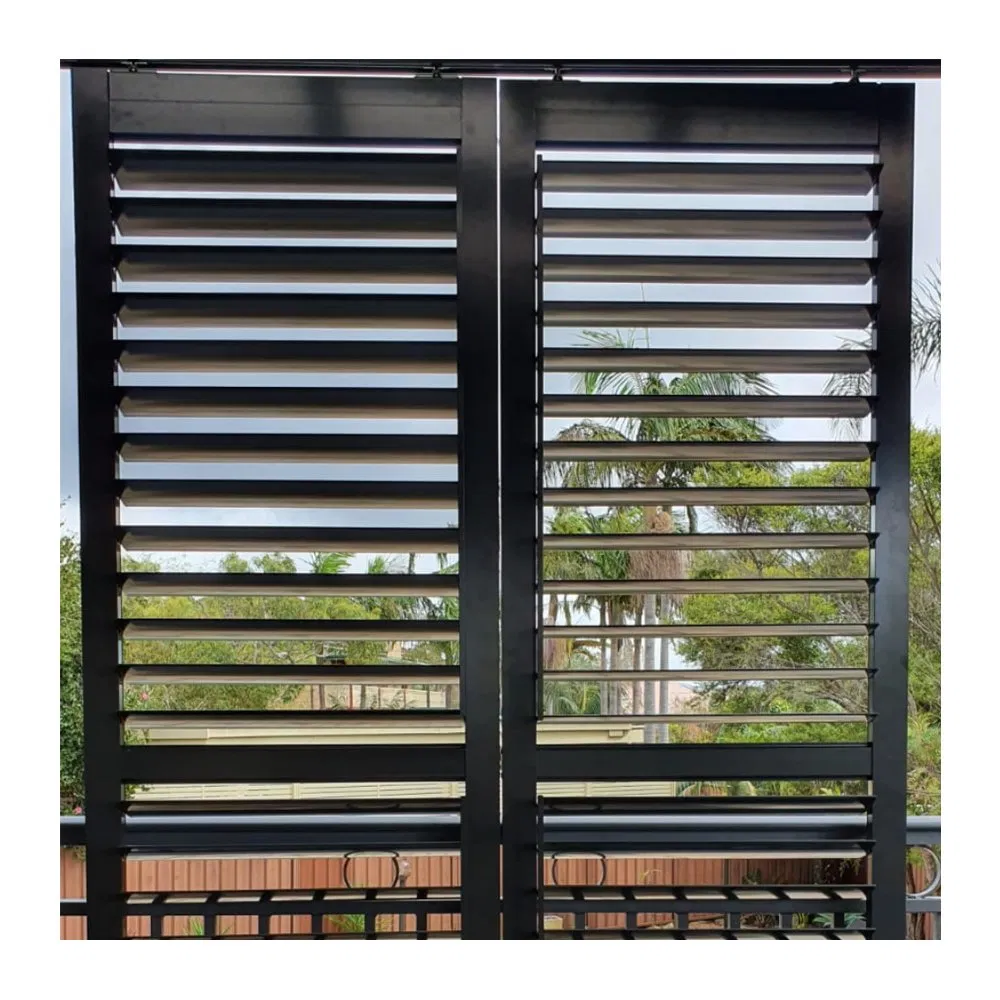 Durable Louvered Window Shutters for Enhanced Outdoor Privacy