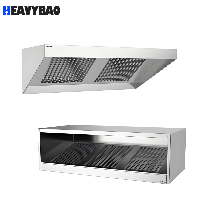 Heavybao Stainless Steel Smoke Commercial Range Hood for Kitchen Restaurant