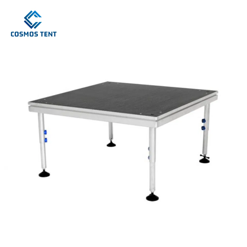 Portable Modular Stage Easy Asseble Stage for Concert Event 1.22*1.22m Outdoor Performance Stage Platform
