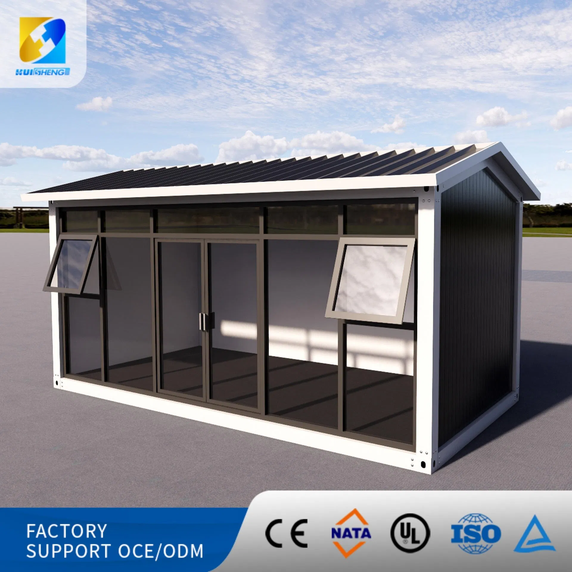 Custom Affordable Portable Folding Prefabricated Flat Pack Container House for Store Office Hotel