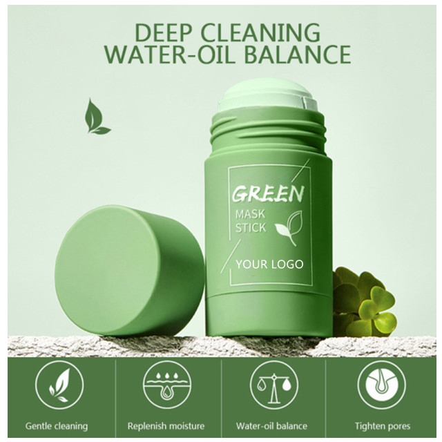 Deeply Cleaning Face Green Tea Mask Clay Mask Solid Stick