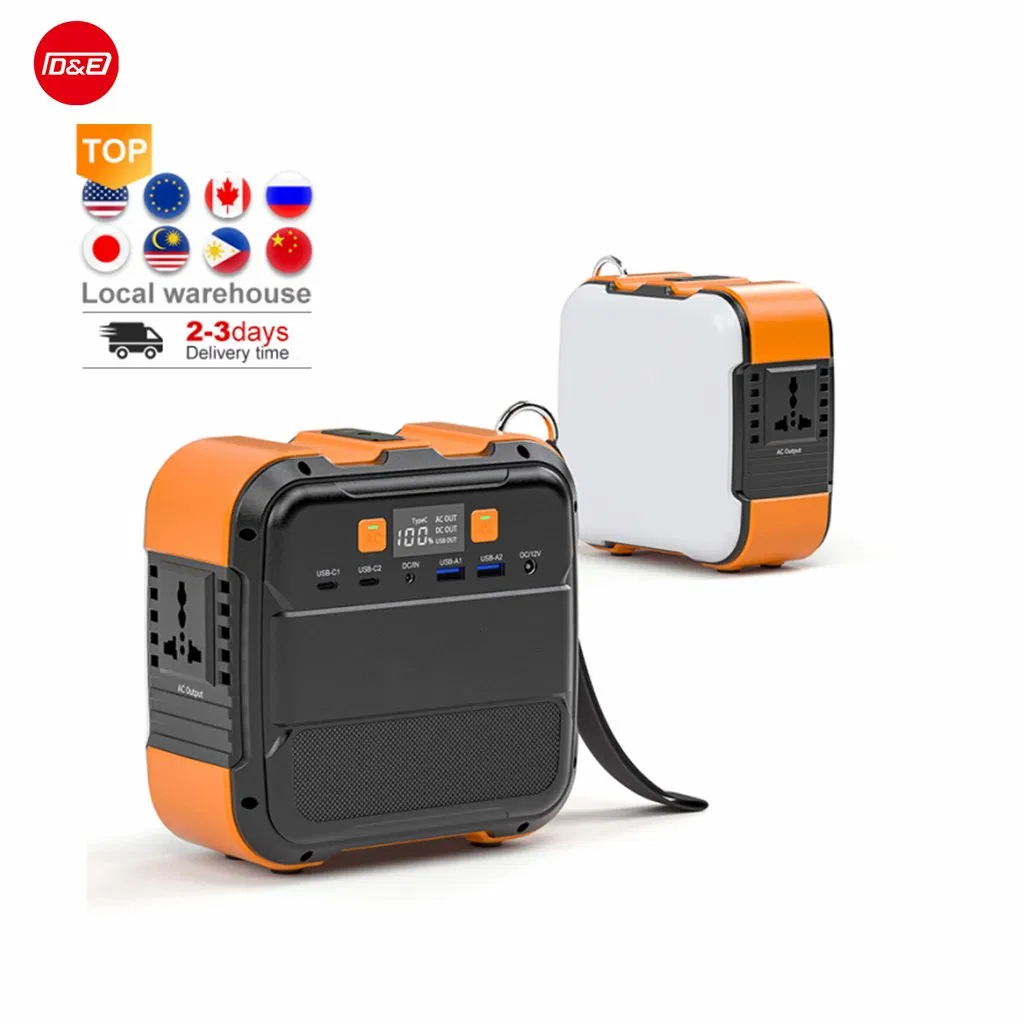 Портативная электростанция 26400 мАч A101 с солнечной панелью