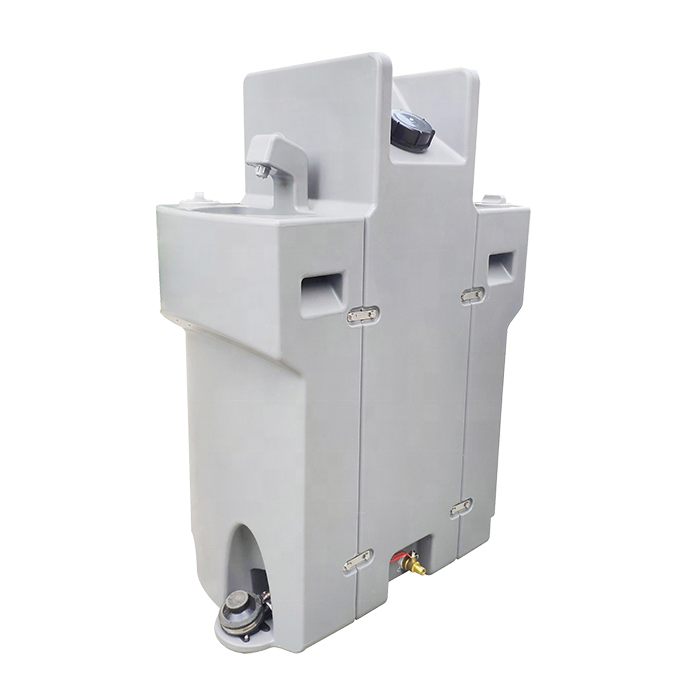 Mobile Outdoor Pedal Controlled Plastic Portable Wash Hand Washing Station with Tank