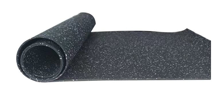 Rubber 8mm 10% Color High Impact Commercial Rubber Gym Flooring Roll
