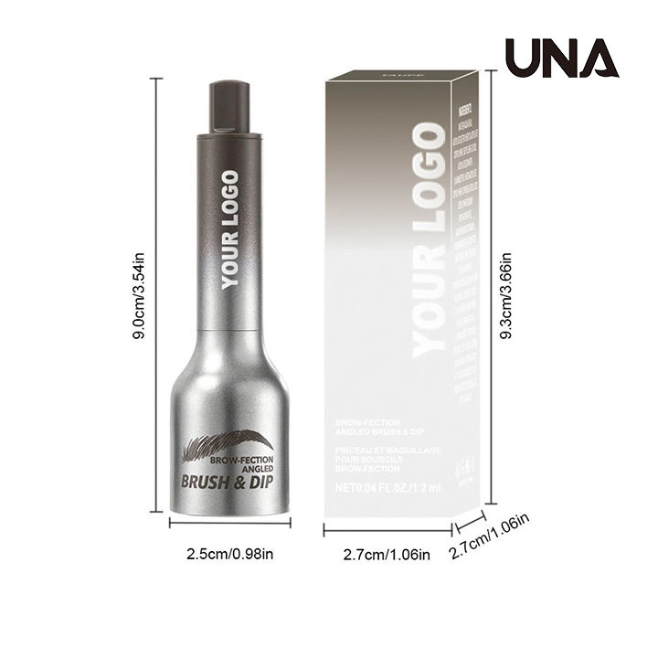 Private Label Long-Lasting Waterproof Eyebrow Gel Mascara Non-Smudging Custom Logo Brow Enhancer Big Head Dye Customizable Logo