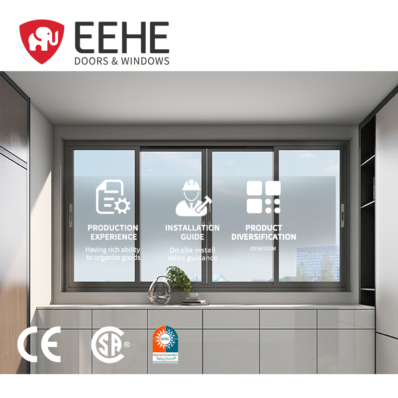 Раздвижное окно Eehe Slimline с ламинированным стеклом