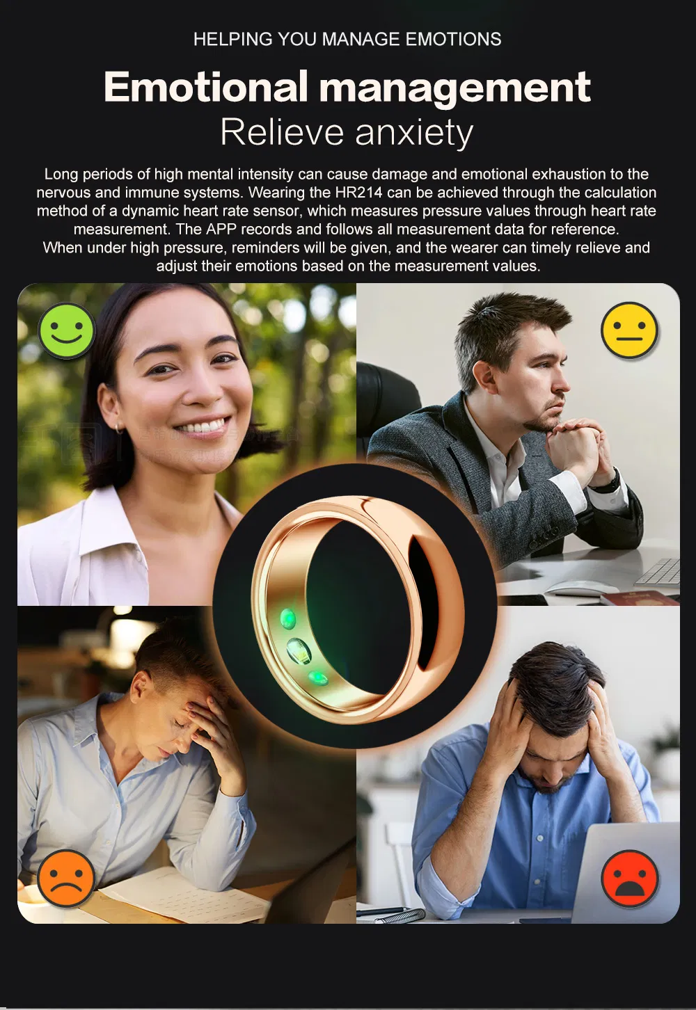 Умное кольцо Pensvox для отслеживания сна и активности