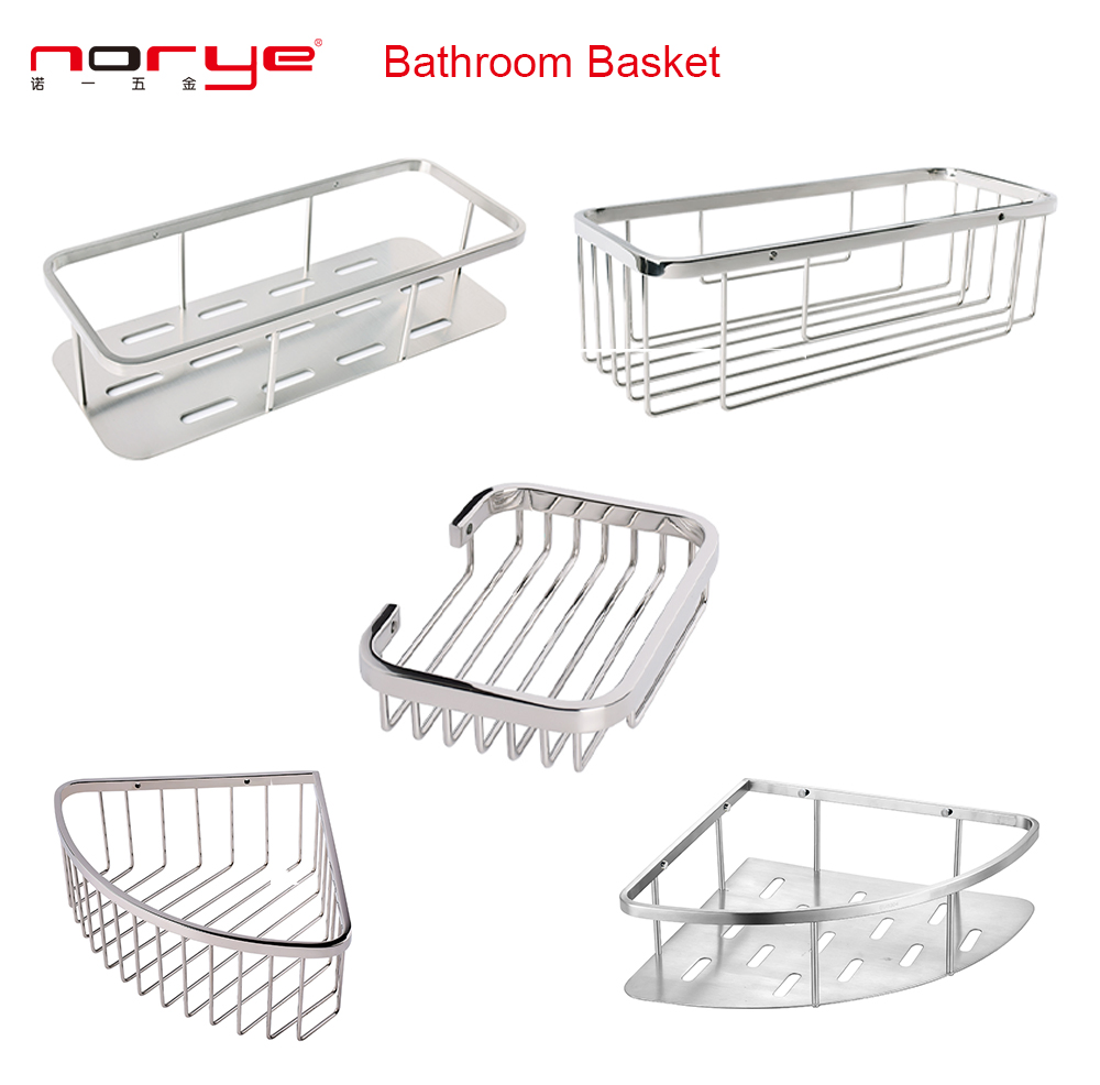 Угловая полка для ванной из нержавеющей стали