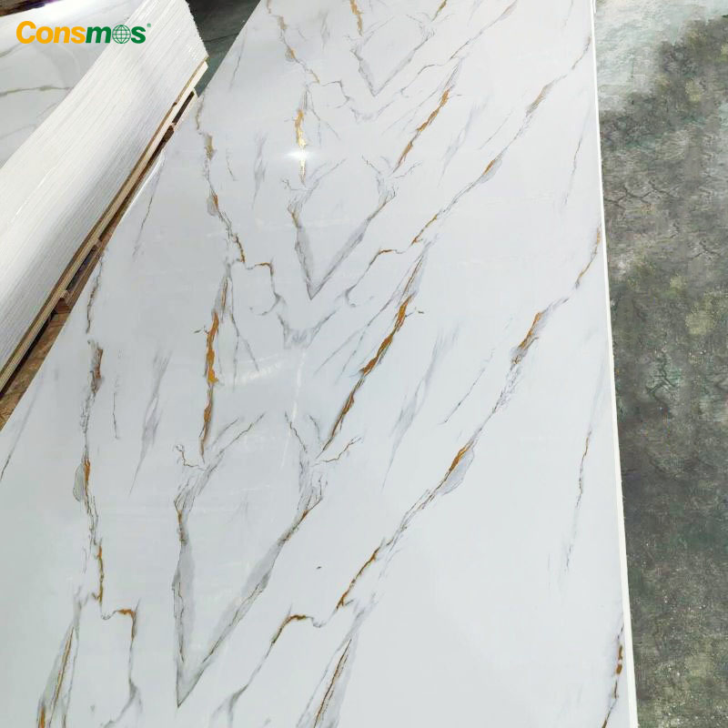 Waterproof Stone UV Marble Board PVC Marble Sheet