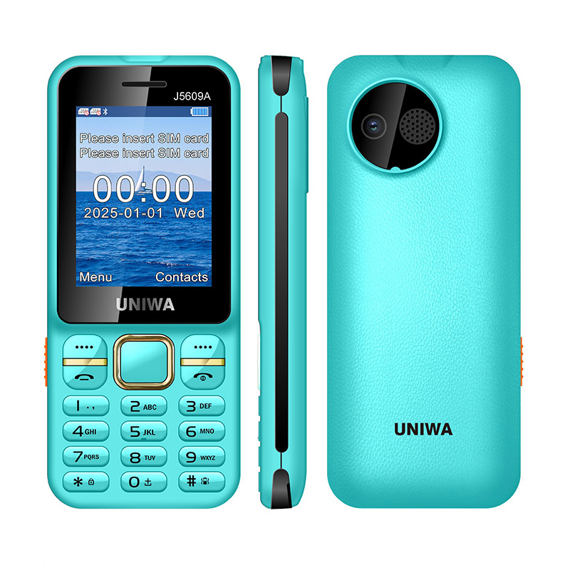 Кнопочный телефон Uniwa J5609A 3G, 2.4 дюйма, 1400 мАч
