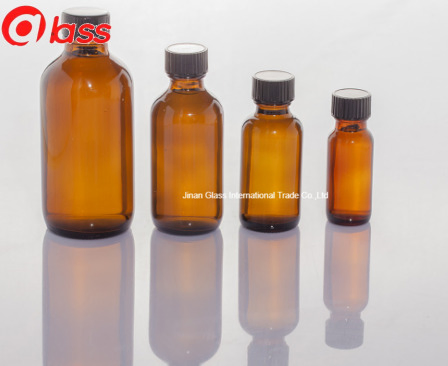 100ml Clear Glass Bottles with Custom Labels for Medical Use