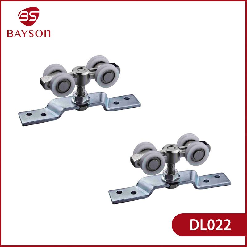 Top Mount Hanging Roller Kit for Folding Kitchen Bathroom Doors