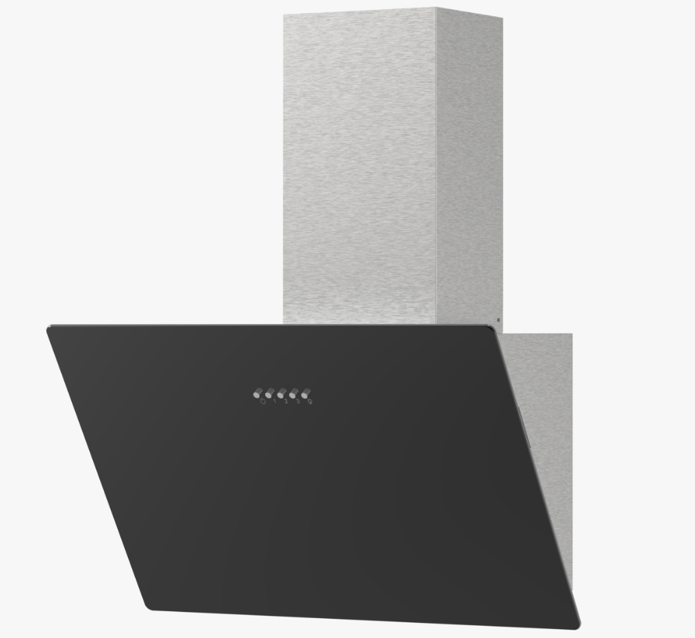 Modern Wall-Mount Side-Suction Range Hood - 3-Speed Touchscreen Control