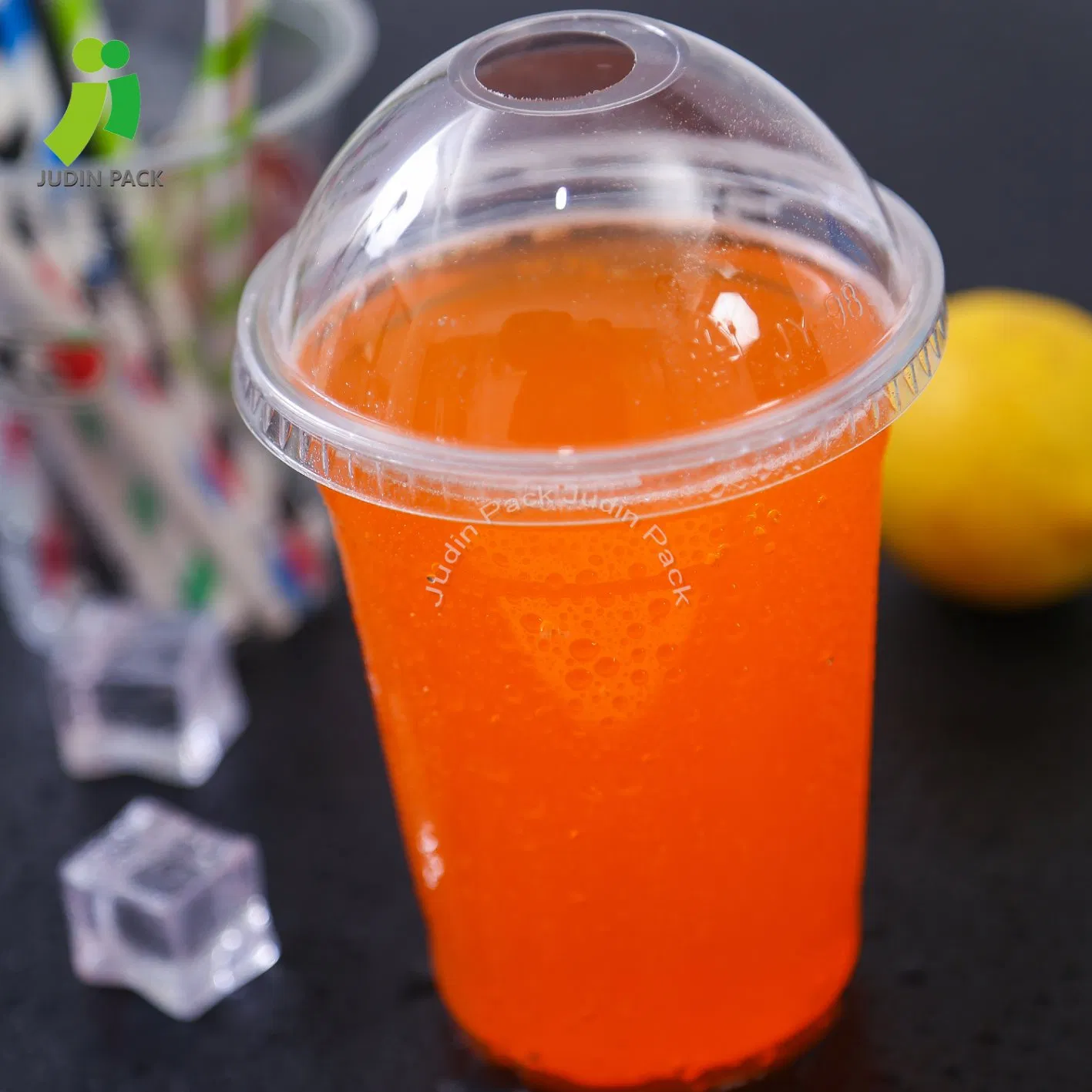 Biodegradable Disposable Paper Straw with Paper/Plastic Cup