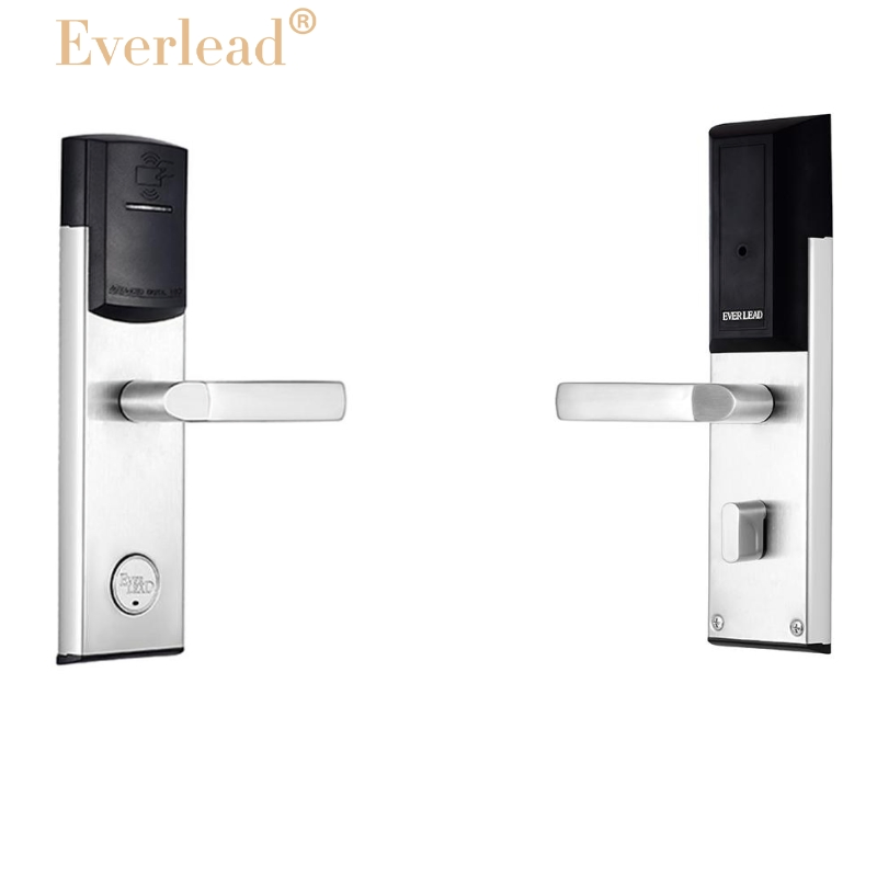High Quality and Cheap Price Stainless Steel MIFARE Cards RFID Card Key Bluetooth Hotel Electric Door Lock with Free Management Software