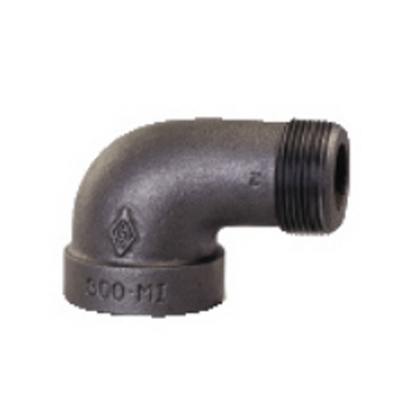 Black/Brass Malleable Pipes Fitting Tees Equal