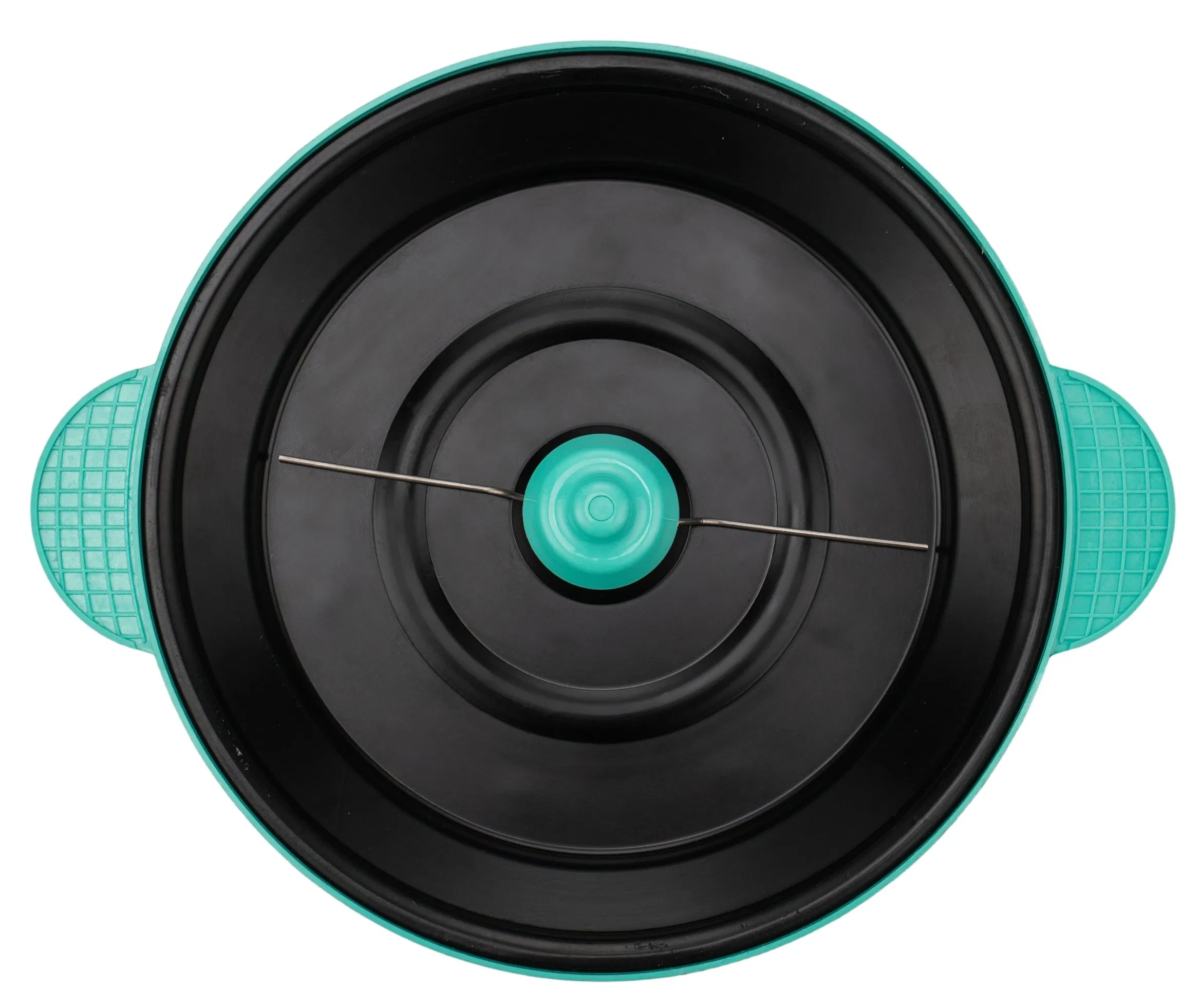 4.5qt Stirring Electric Popcorn Maker with Lid for Serving Bowl & Convenient Storage, 18 Cups, Aqua