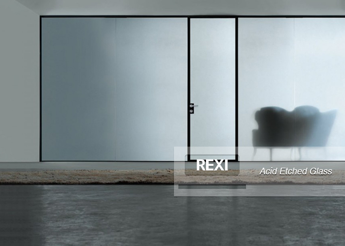 Versatile Frosted Glass Sheets with Acid Etching for Home Decor