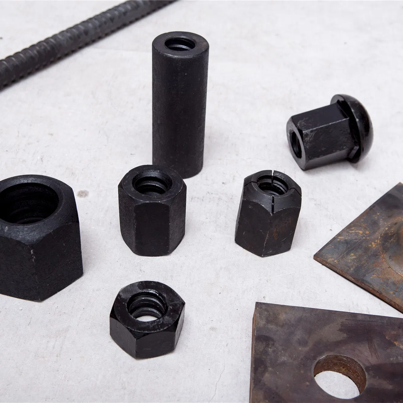 Special Prestressed Steel Bars and Anchor Nuts for Bridges Hexagon High Strength Nut High Iron Nut