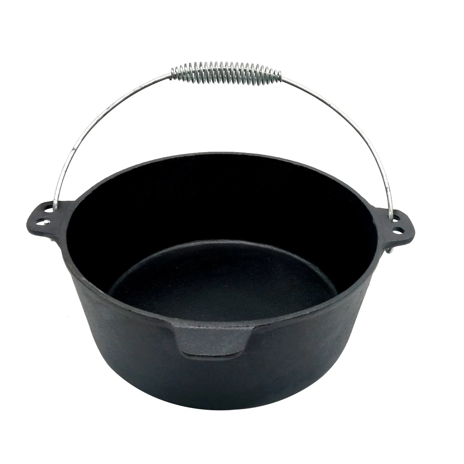 Чугунный казан для кемпинга 4.5 кварты с крышкой