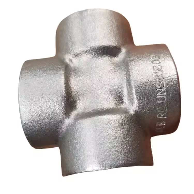 China Factory Direct Selling ASME B16.11 Carbon Steel CS A105 1/8" 3000lb Forged Pipe Fittings Forged Sw Socket Weld Cross