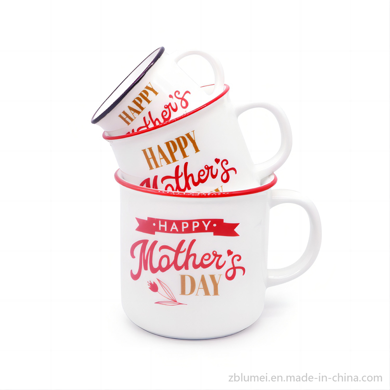 Assorted Promotional Ceramic Porcelain Custom Coffee/Tea/Beer Logo Mug Cup with Handles