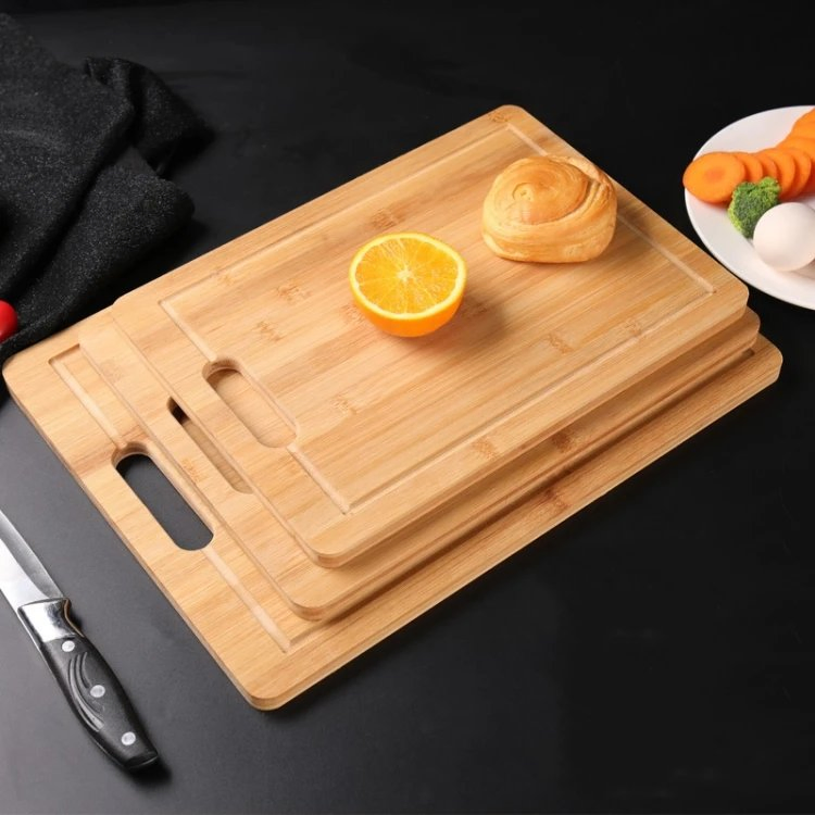 Бамбуковая разделочная доска для кухни