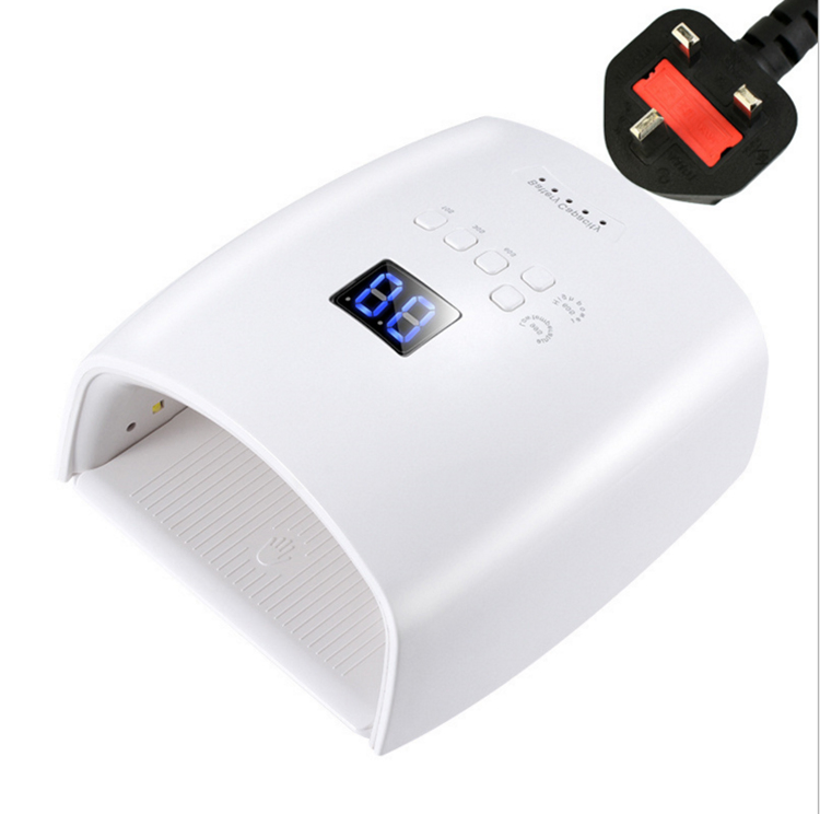 Auto on/off Home and Outdoor Use Rechargeable Battery LED UV Nail Light 48W Nail Lamp