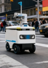 Robust Heavy Duty Catering Truck Outdoor Meal Delivery Distribution Robot