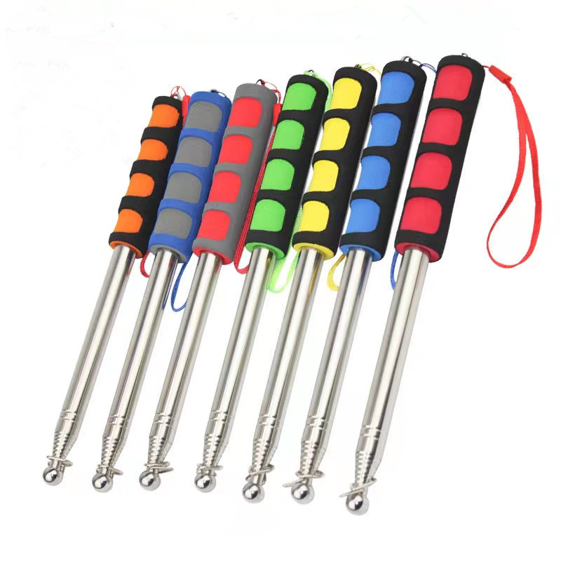 Seehoo Stainless Steel Telescopic Guide Glass Fiber Flag Pole for Easy Height