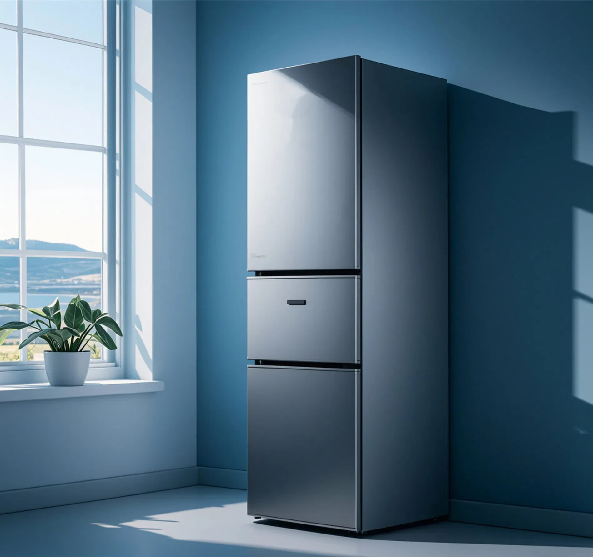 Cheap Triple Refrigerator China Energy Saving and Durable Big Capcity Bcd-158s