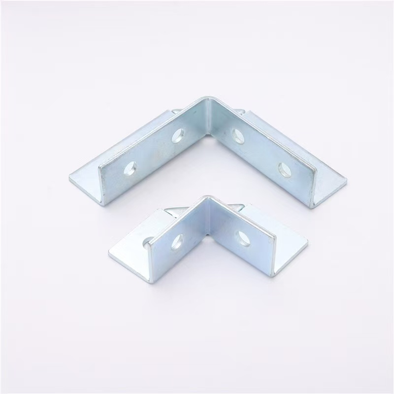 Eight-Hole Steel Connector Bracket for Sturdy Corner Protection Device
