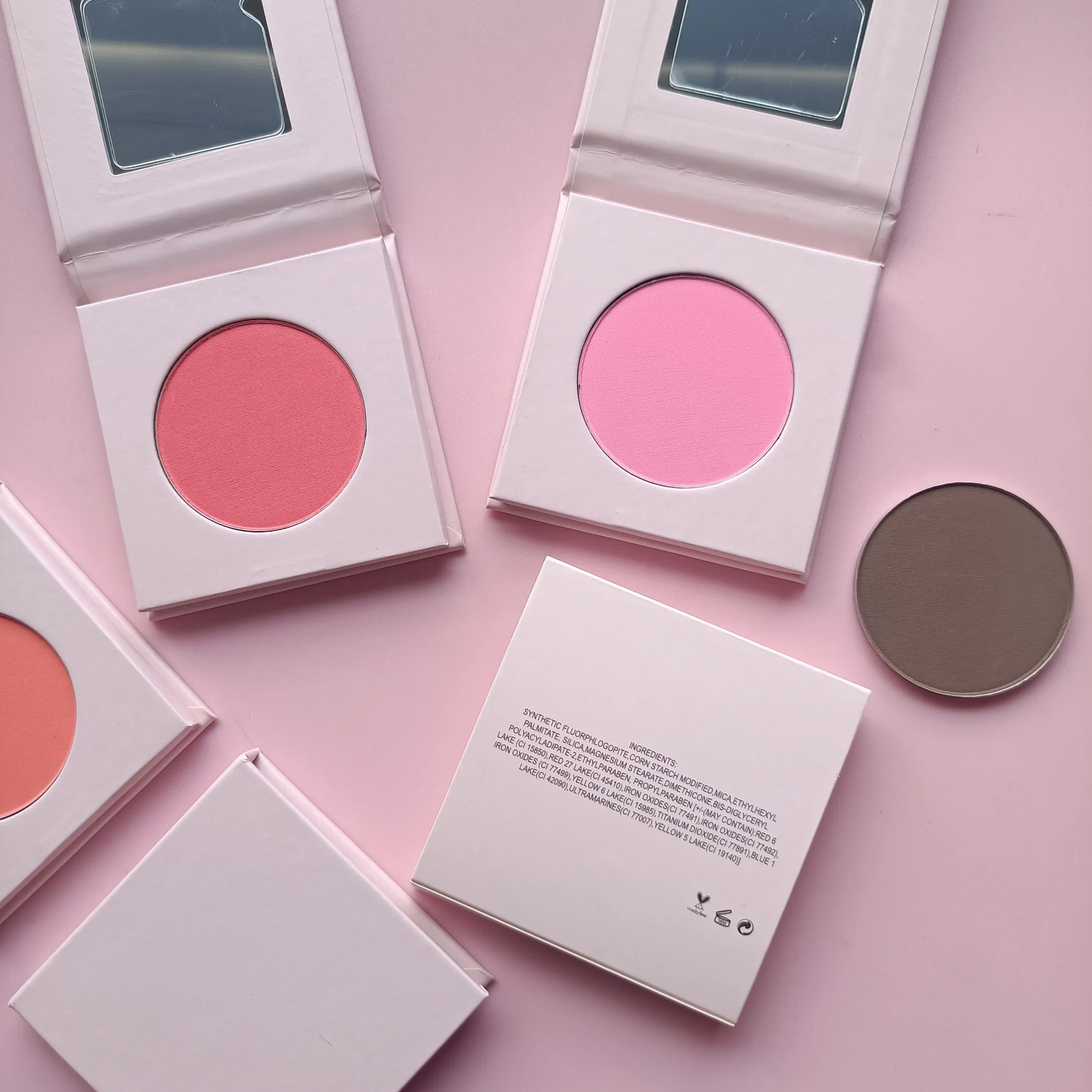 Cosmetics Vegan Blush Private Label High Pigment Single Cheek Contour Powder Blush