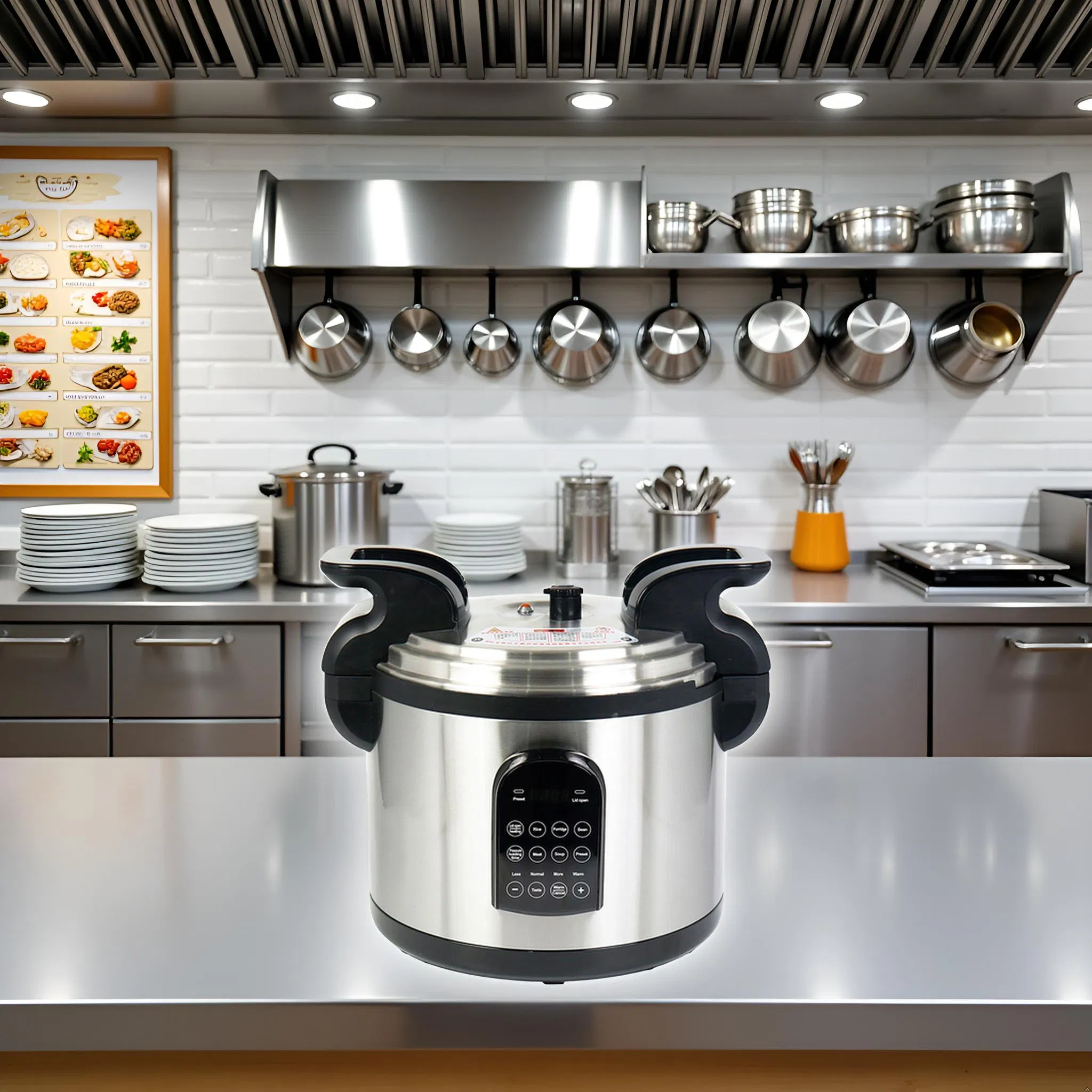 15L Electrical Commercial Cooker with Multiple Safety Protection for Multi Food