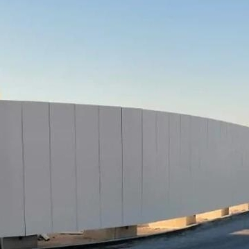 PVC Eco Fence Construction Temporary Hoardings Customized Available