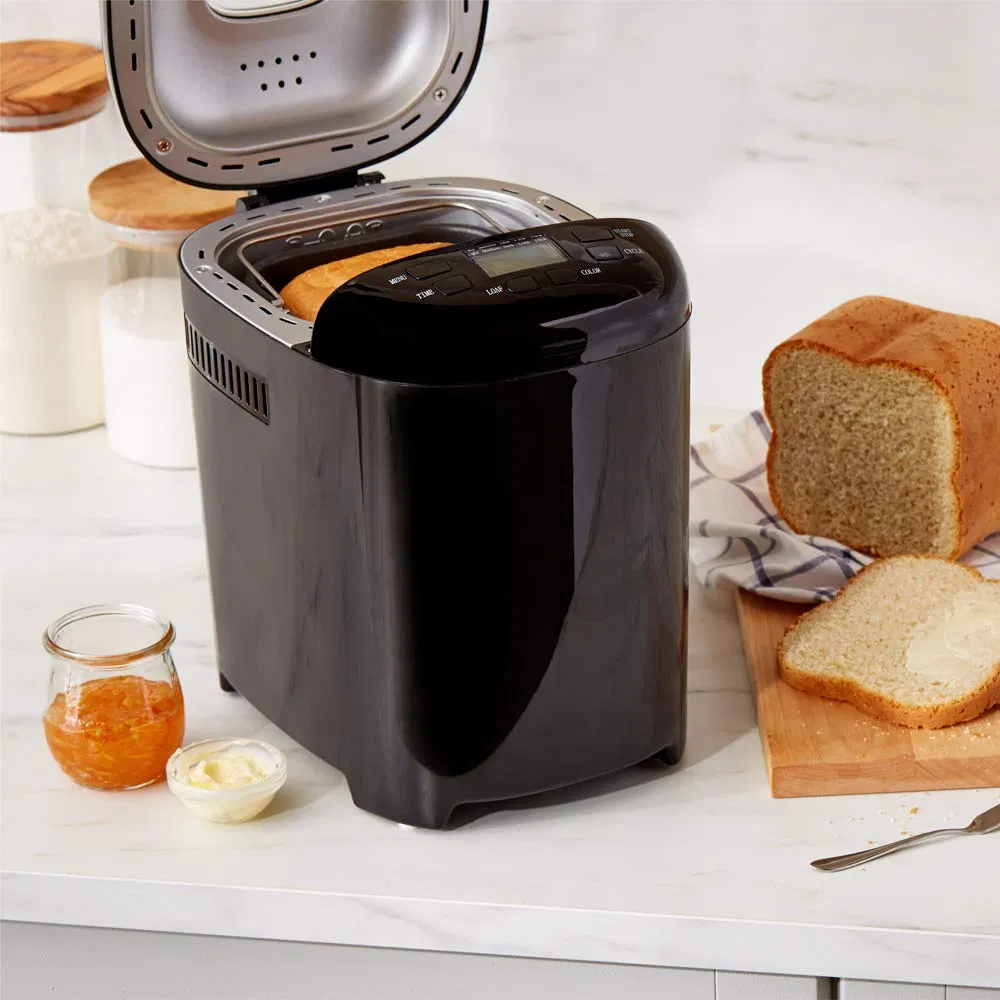 Amazon Bestsellers 2 Pound Non-Stick Bread Making Machine Black Pancake Bread Maker