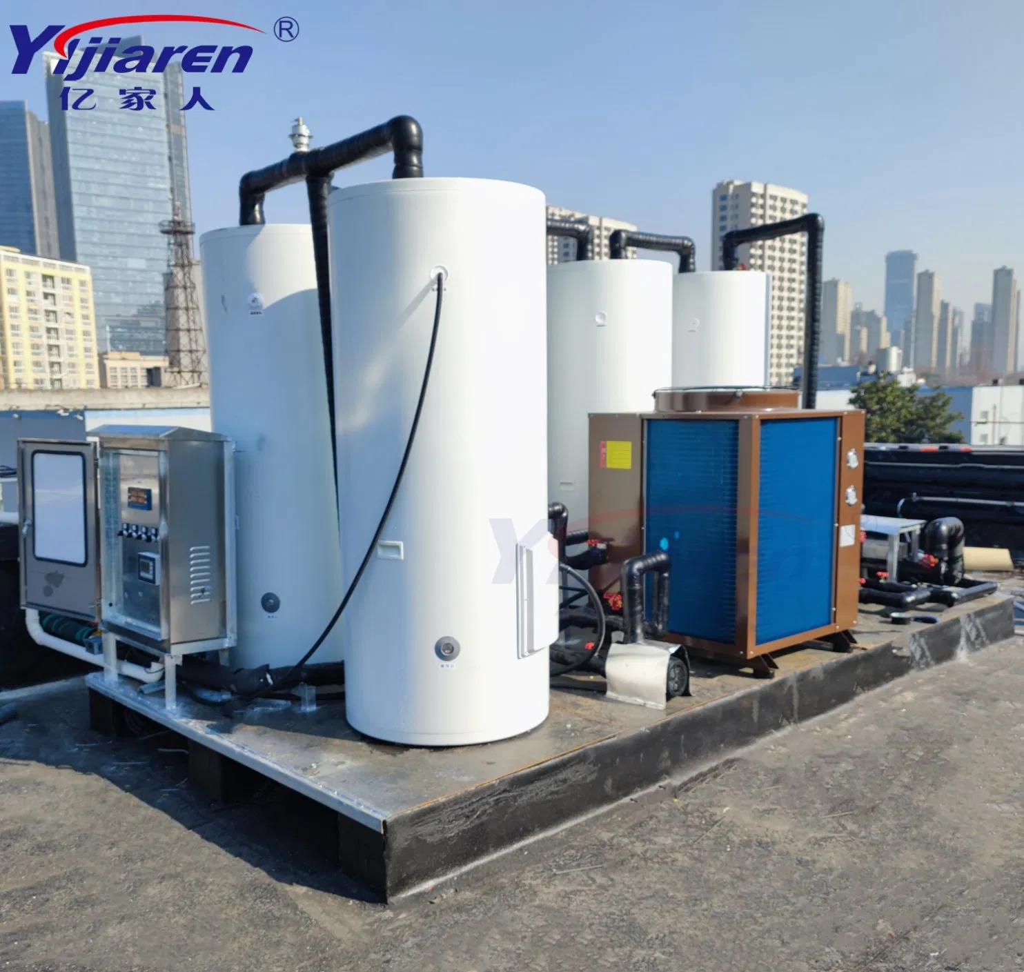 Моноблочный воздушный тепловой насос для воды