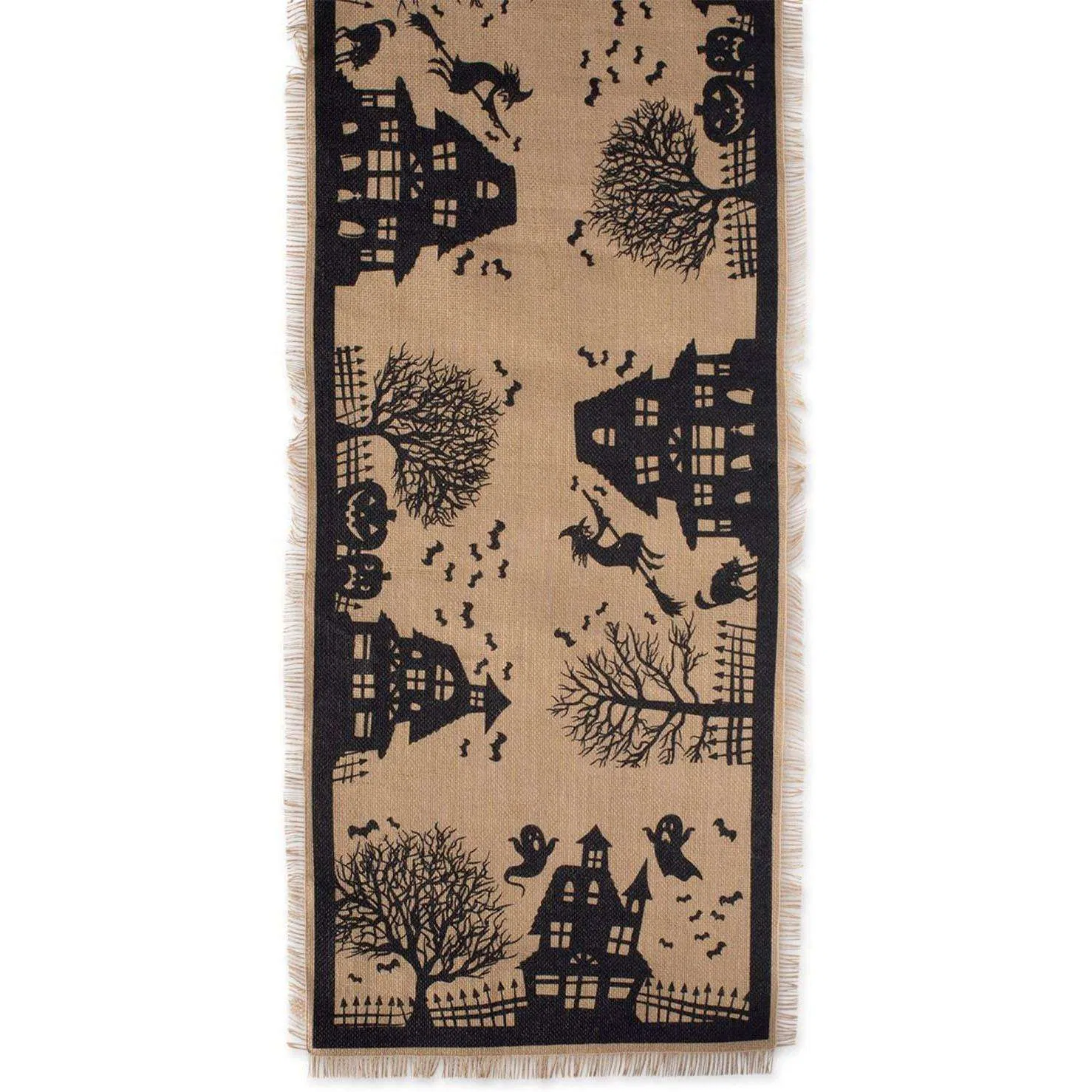 Custom Printed Durable Reusable Natural Burlap Jute Table Runner