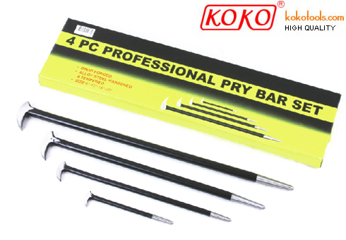 Набор монтажных ломов 4 шт. 150-500 мм в цветной коробке