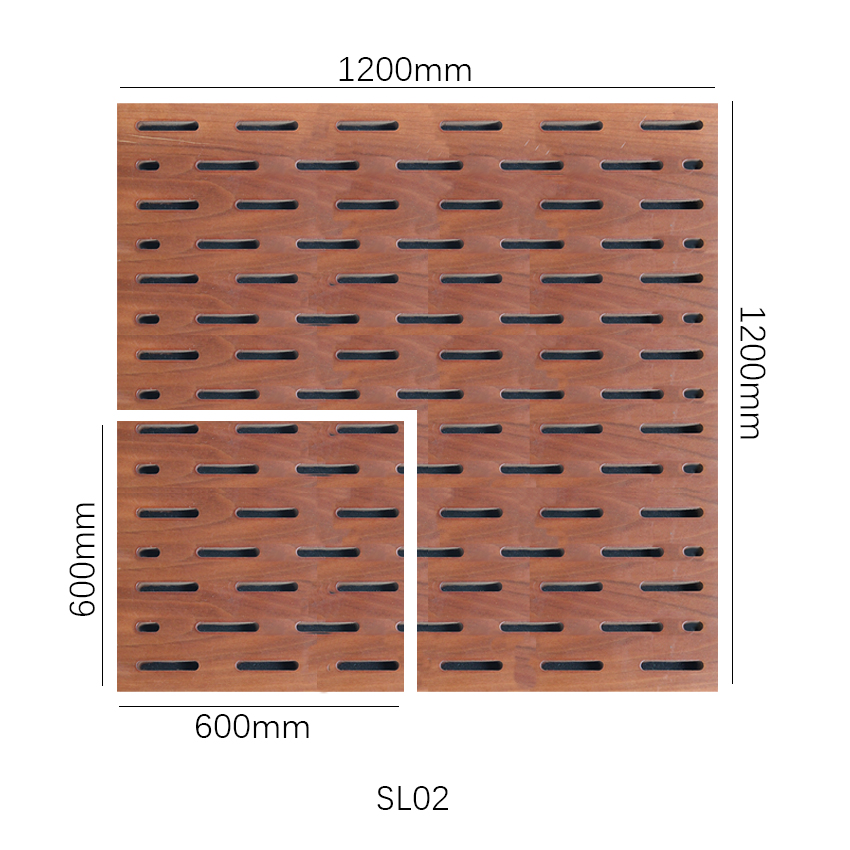 Slot Wall MDF Wood Timber Acoustic Wooden Ceiling Panel