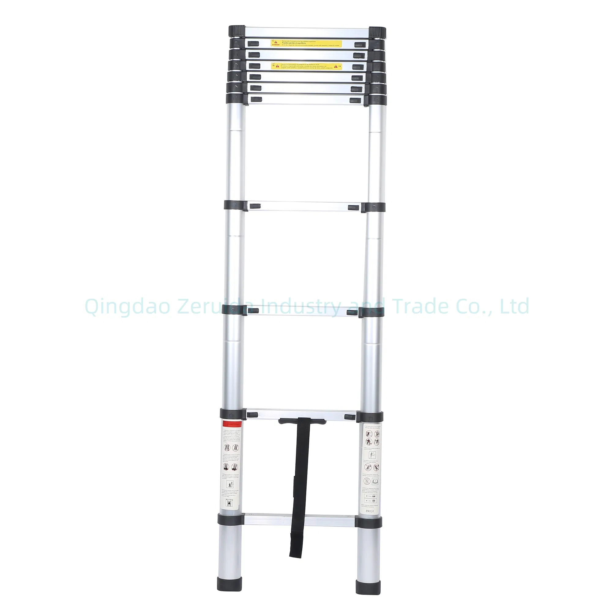 2.6m Aluminum Lightweight Telescoping Ladder for RV, Attics, Families, Outdoor Work